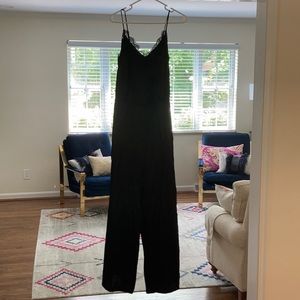 Cami NYC black silk jumpsuit